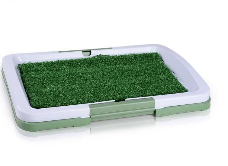 POTTY PATCH Dog Pet Training Grass Pad Portable Loo Toilet Mat Indoor Loo