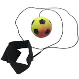 SPONGE RUBBER BALL with String Solid High Bounce Dog Pet Toy Ball