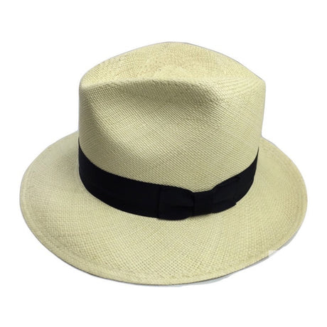 Ecuadorian Brisa Grade 8 Panama STRAW HAT Fedora Trilby MADE IN USA K10