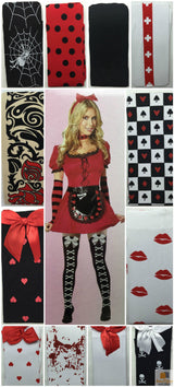 Stay Up OVER THE KNEE SOCKS Stockings Hosiery Party Costume Stockings