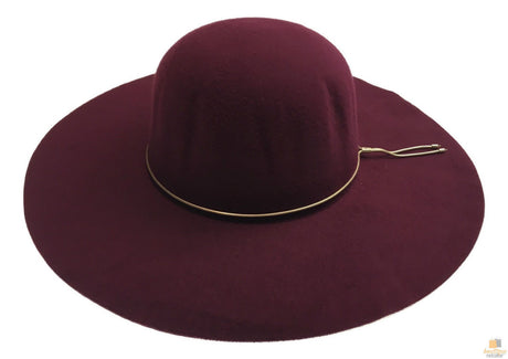 Wide Brim Felt Hat Floppy Vintage Fedora Bowler Cloche Ladies Fashion Cap