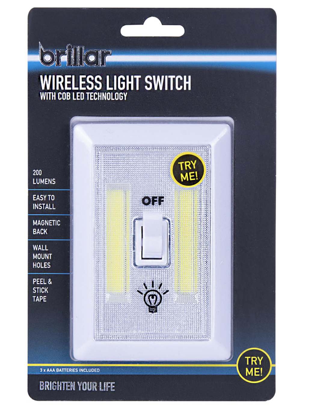 Brillar Wireless Light Switch with Cob Led Technology