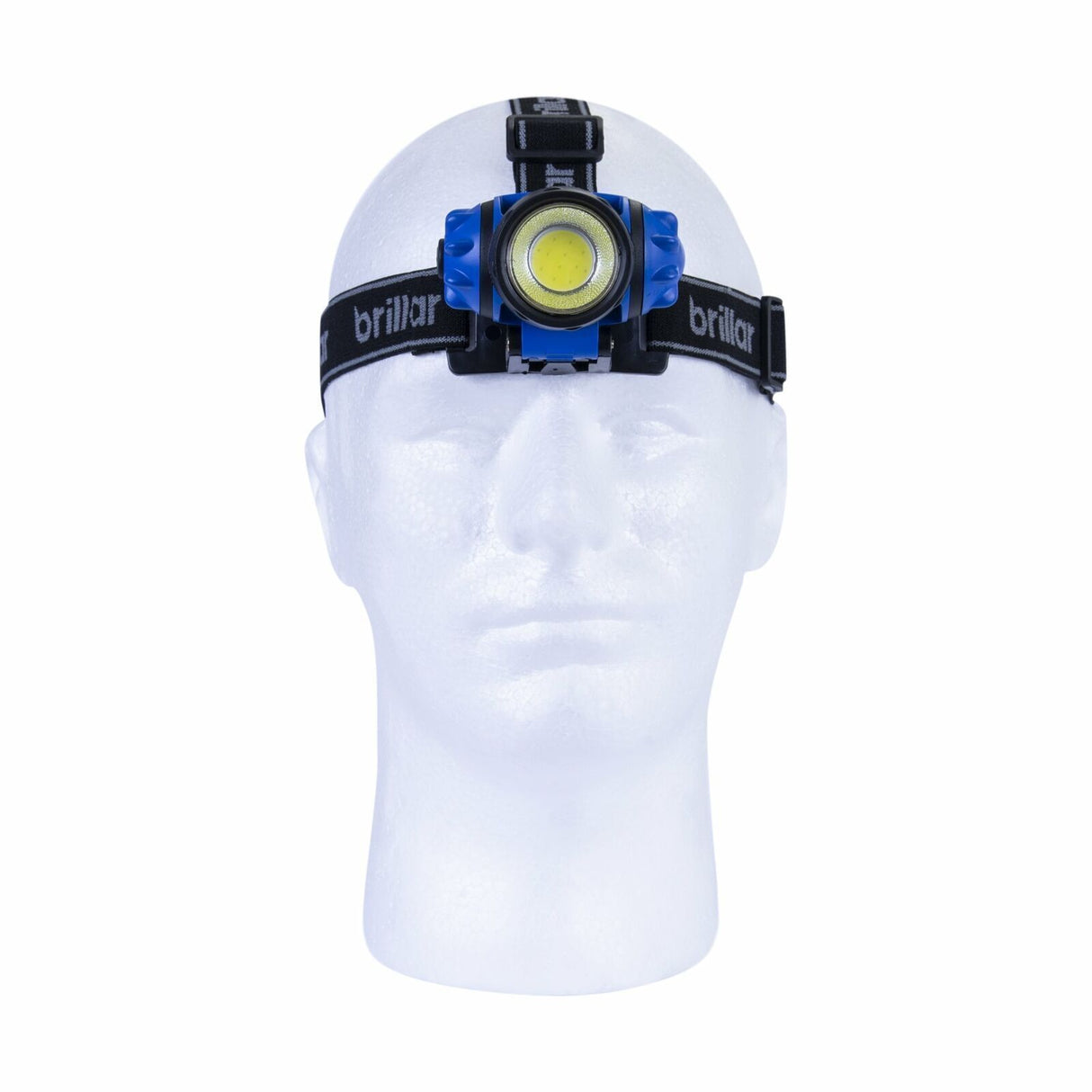 3 Mode Headlamp w COB LED Head Torch Adjustable Headband Wide Beam Light Camping Running