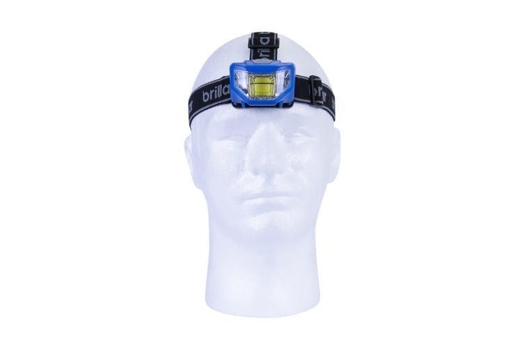 5 Mode Headlamp COB LED Technology Wide Beam Light Adjustable Headband 90 degree Running