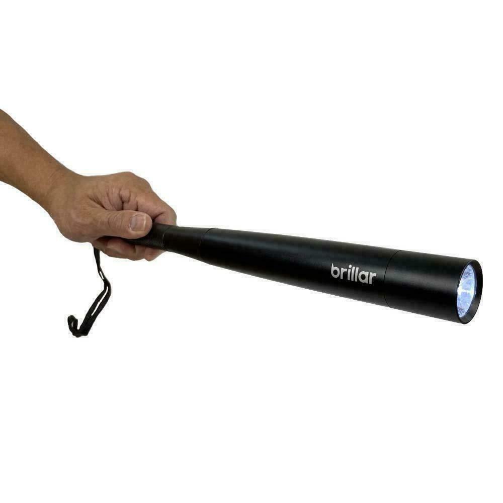 Baseball Bat LED Flashlight Super Bright Baton Torch Emergency Security Tools