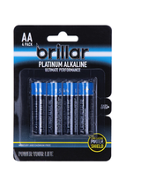 2x 4 Pack LR6 AA Platinum Alkaline Batteries Long Lasting Power Home Office