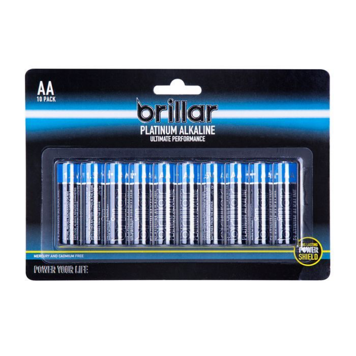 AA Platinum Alakaline Batteries Long Lasting Power Home - 10pk