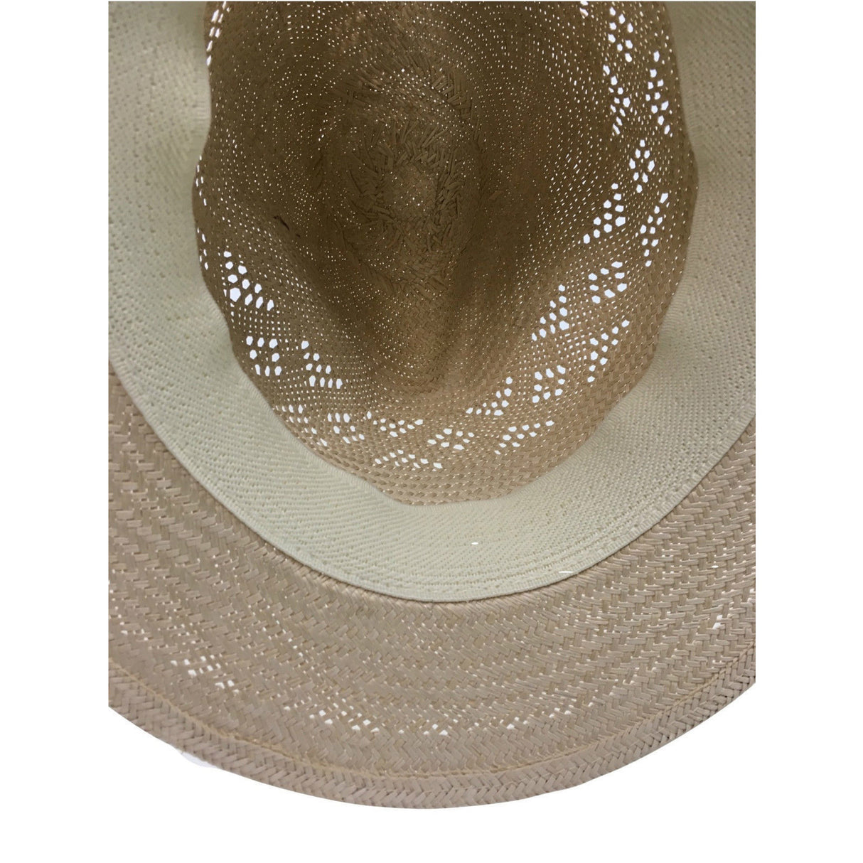 Natural STRAW PANAMA HAT FEDORA Summer Trilby Sun Summer Cap BR108