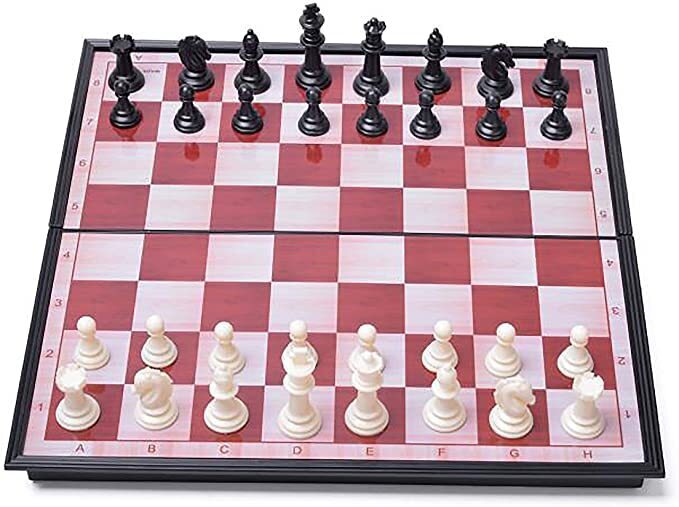 Magnetic Portable Travel Chess Game Set Folding Board Game Chessboard - 22 x 22cm