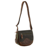 Billy The Kid Ladies Olive Leather Crossbody Womens Western Bag