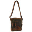 Billy The Kid Olive Leather Crossbody/Shoulder Bag