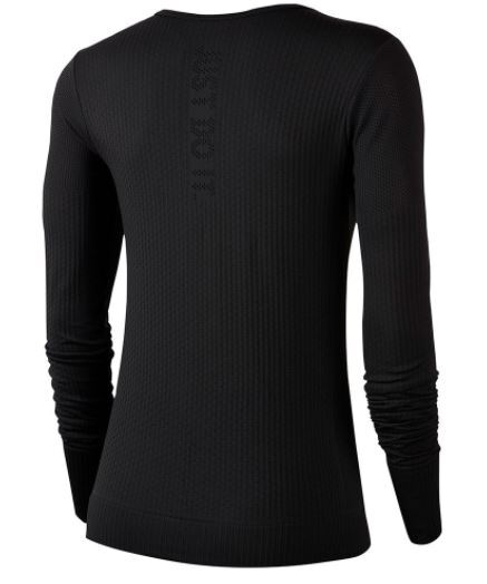 Nike Womens Infinite Top Long Sleeve Round Neck - Black