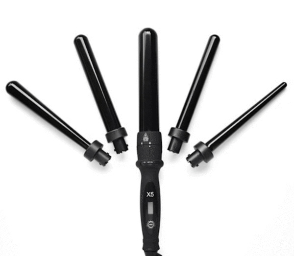 H2D X5 Professional Curling Wand  Ceramic Curler Roller - Black