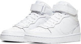 Nike Youth Boys Court Borough Mid 2 Grade School Sneakers - White