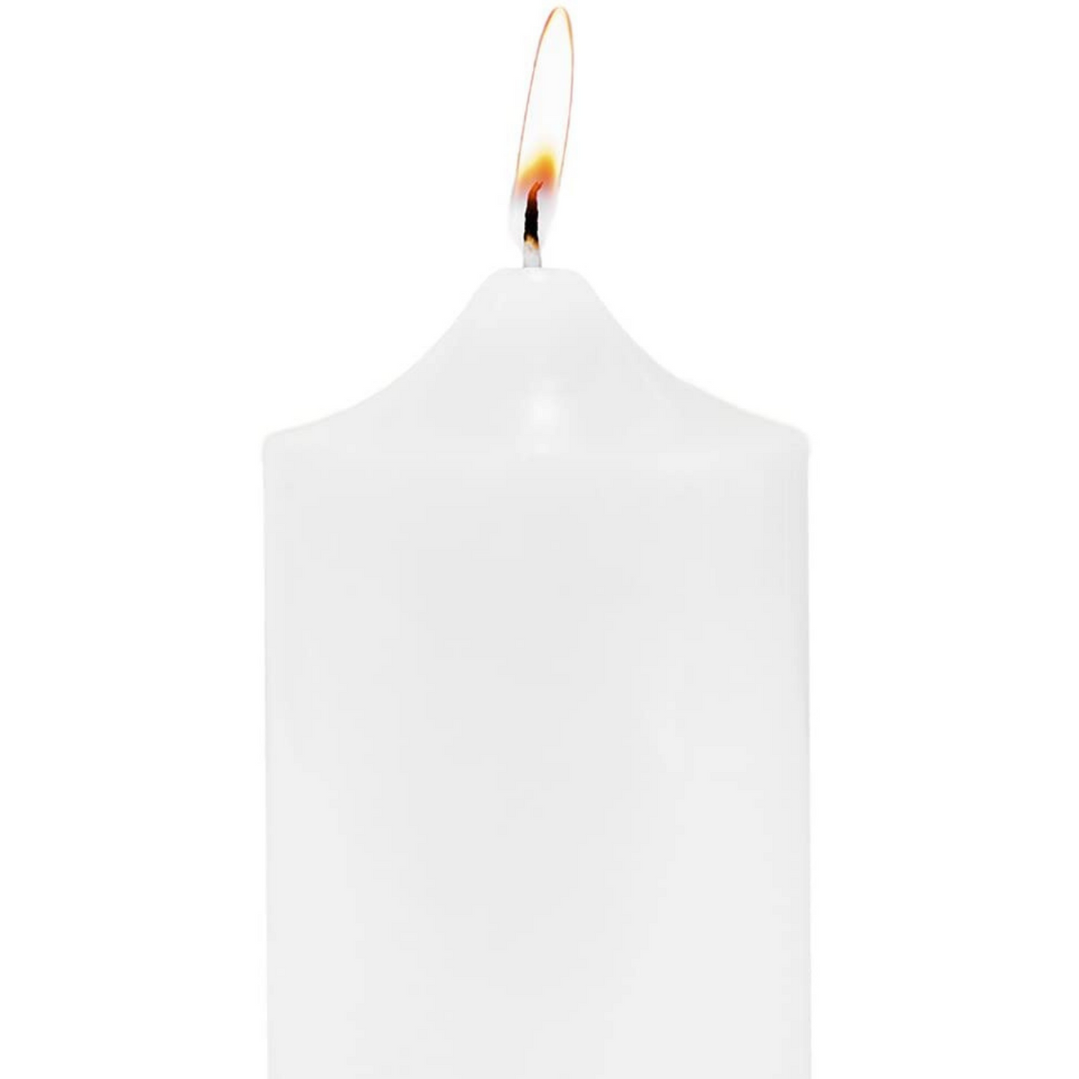 36x Premium Church Candle Pillar Candles White Unscented Lead Free 45Hrs - 7*10cm