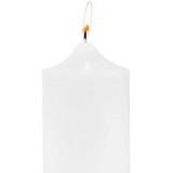 36x Premium Church Candle Pillar Candles White Unscented Lead Free 45Hrs - 7*10cm