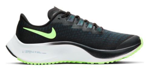 Nike Air Zoom Pegasus 36 GS Kids Shoes - Black/Lime Blast - Valerian Blue