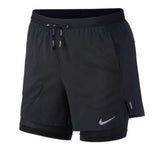 Nike Mens Dri-FIT 5" Flex Stride 2-in-1 Running Gym Shorts - Black