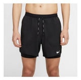 Nike Mens Dri-FIT 5" Flex Stride 2-in-1 Running Gym Shorts - Black