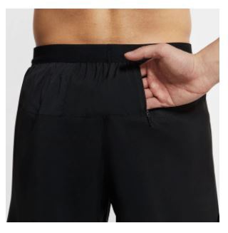 Nike Mens Dri-FIT 5" Flex Stride 2-in-1 Running Gym Shorts - Black