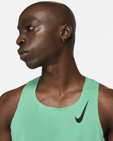 Nike Mens Aeroswift Running Singlet Tank Shirt - Green