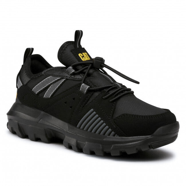 Caterpillar Boys Raider S O Lace Up Shoes Kids Low Top Trainer Sneaker - Black