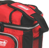 Coleman 9 Can Soft Cooler Insulated Outdoor Camping Picnic Bag - Red/Black