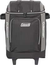 Coleman 42 Can Wheeled Soft Cooler Insulated Outdoor Camping Picnic Bag in Black