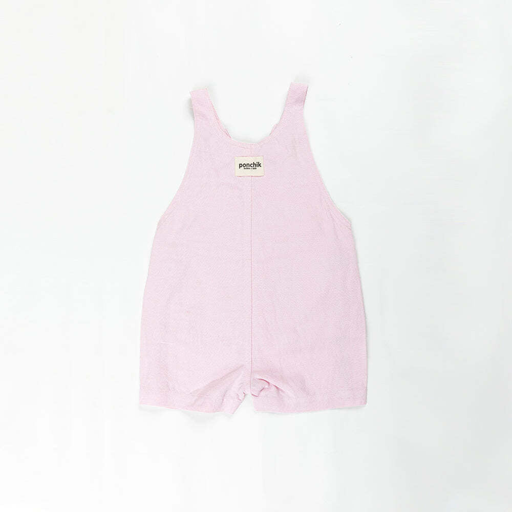 Ponchik Babies + Kids - Cotton Dungaree Overalls - Lemonade