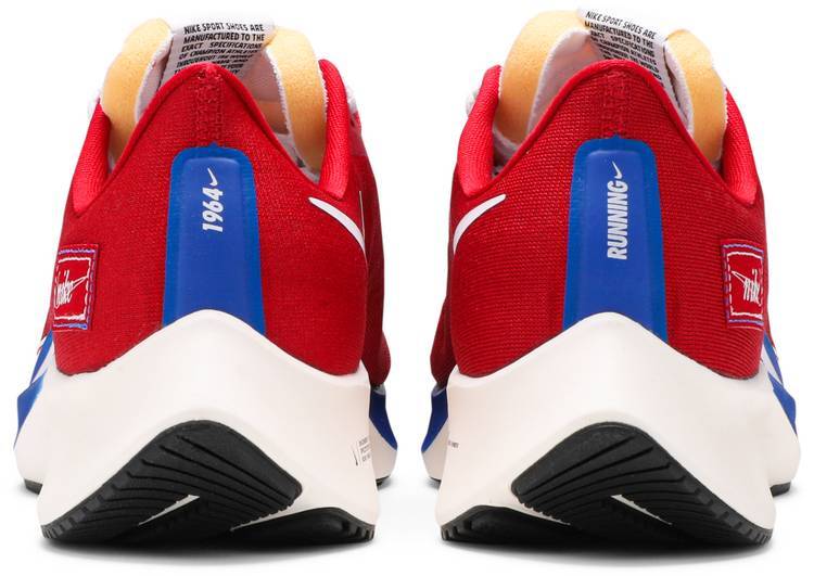 Nike Mens Air Zoom Pegasus 37 Premium Shoes - Gym Red/Game Royal - White-Sail