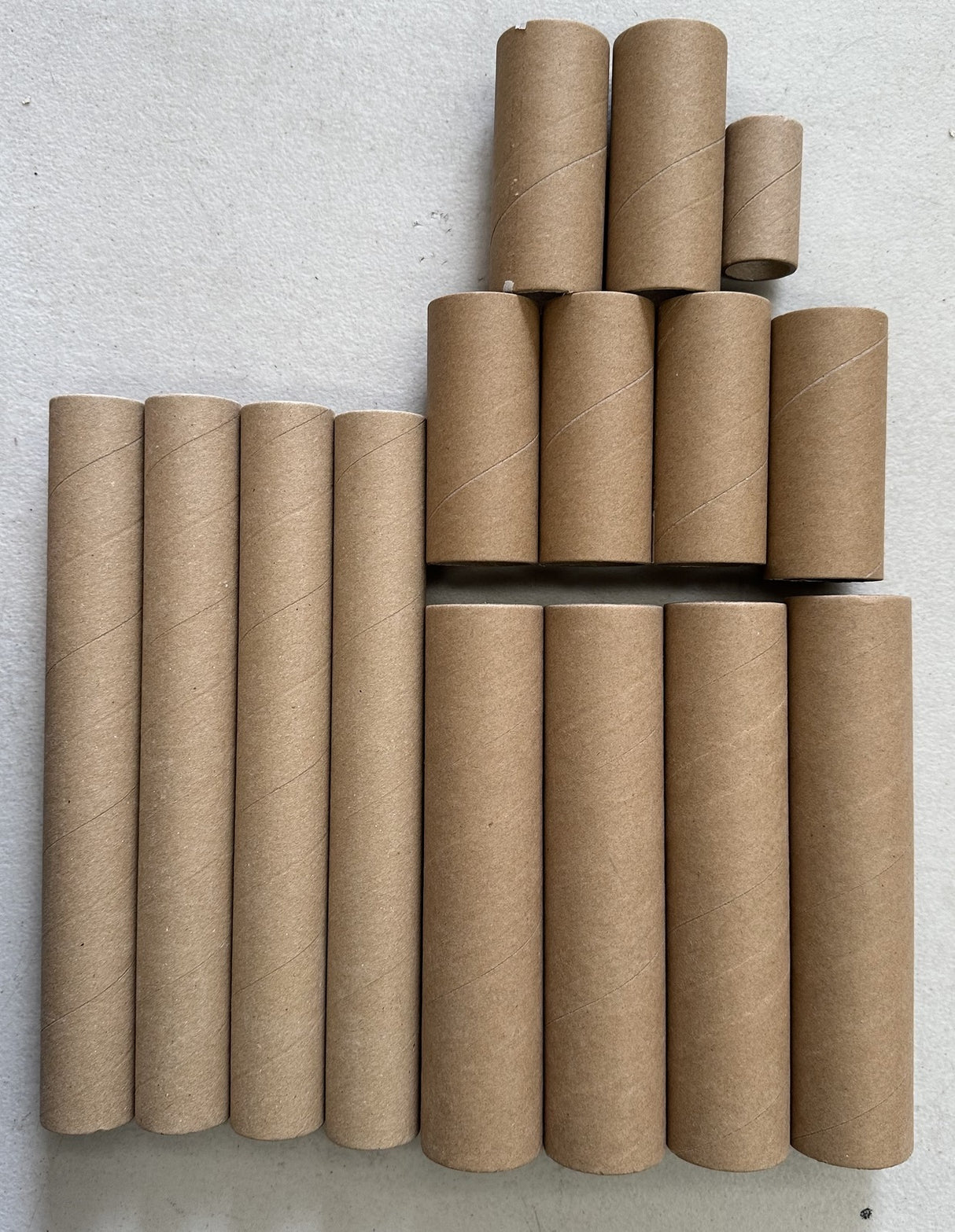 20+ Strong Cardboard Tubes Paper Roll Tubes for Art, Crafts, School, Packaging