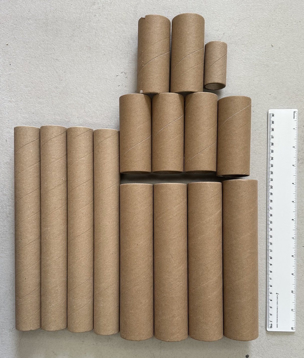 20+ Strong Cardboard Tubes Paper Roll Tubes for Art, Crafts, School, Packaging