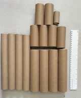 20+ Strong Cardboard Tubes Paper Roll Tubes for Art, Crafts, School, Packaging