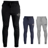 CROSSHATCH Seton  Skinny Track Pants Slim Trousers Cotton Gym Trackies Joggers