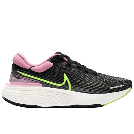 Nike Womens ZoomX Invincible Run Flyknit Running Shoes Runners - Black/Pink