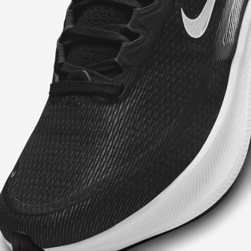 Nike Womens Zoom Fly 4 Running Shoes Sneakers - Black/White-Off Noir-Anthracite