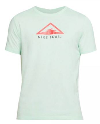 Nike Mens Trail Dri-Fit Tee Athletic Work-out T-Shirt - Mint Foam