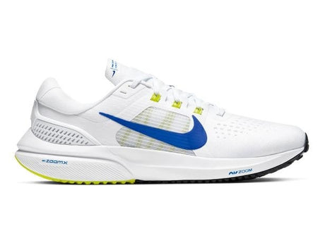 Nike Mens Air Zoom Vomero 15 - White Racer Running Gym Shoes -  Blue Black