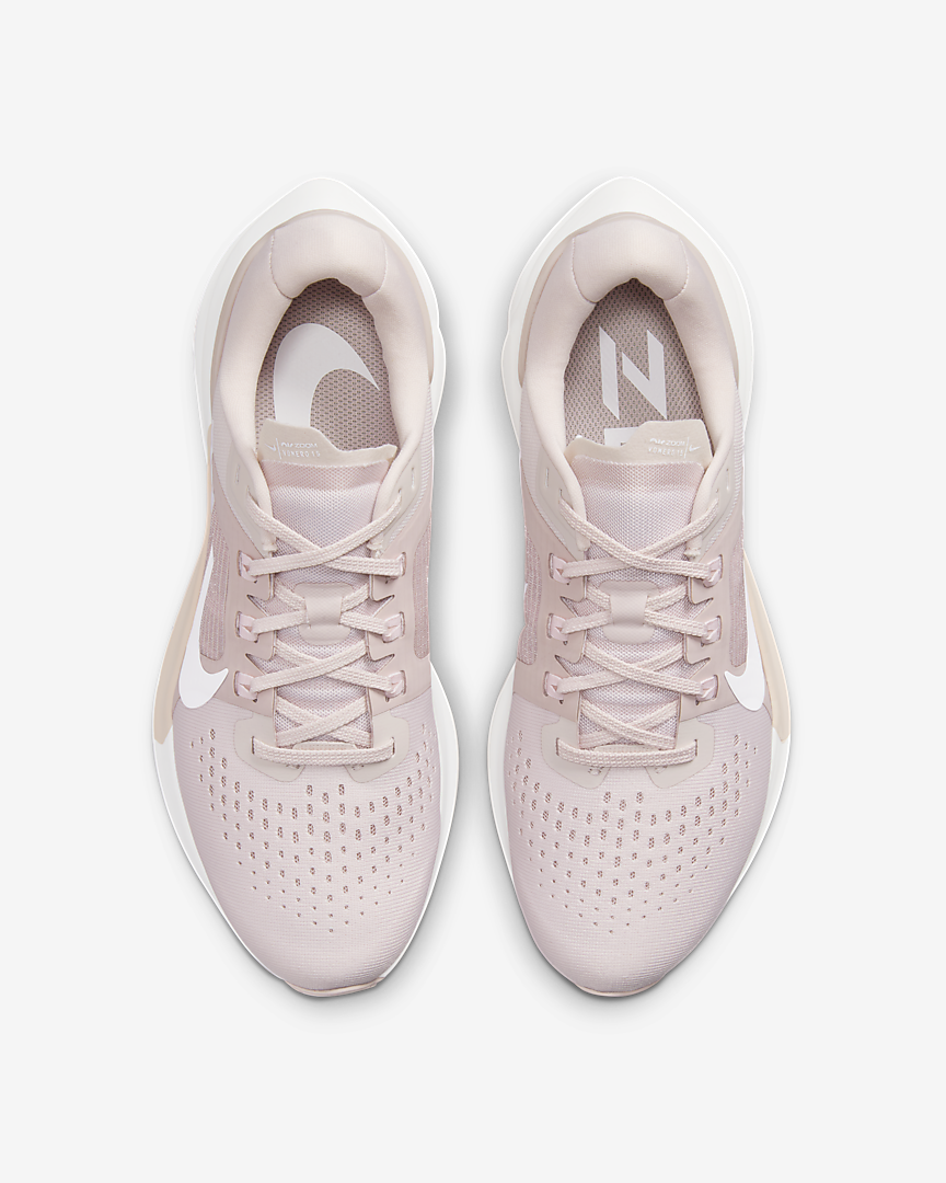 Nike Air Zoom Vomero 15 Womens Running Shoes-Barely Rose/White - Champagne