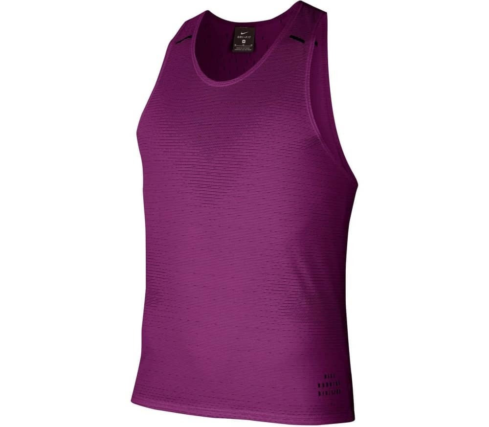 Nike Mens Run Division Adapt Lightweight Tank Top - Magenta