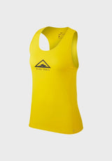 Nike Womens City Sleek Trail Gym Yoga Sports Running Singlet Tank Top - Yellow