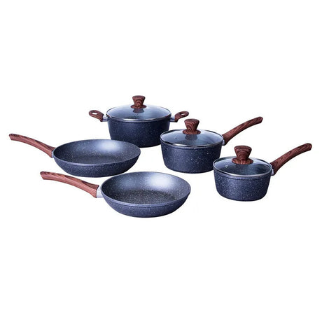 8pcs Cookware Set Frypan Casserole Saucepan Pot Non-stick Fry Pan Cookware