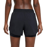 Nike Womens Tempo Luxe 2-in-1 Dri-FIT Running Shorts - Black