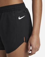 Nike Womens Dri-FIT Tempo Luxe Running Shorts with side Zip Pocket - Black