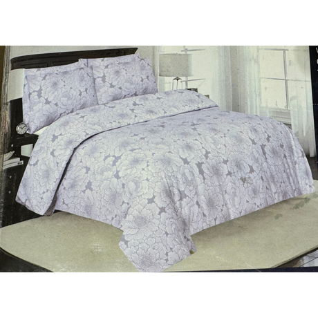 Queen Luxury 100% Cotton Flannelette Quilt Cover & 2 Pillow Case Combo Duvet Set - Floral