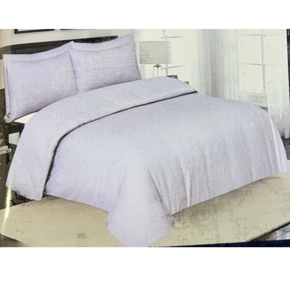 Queen Luxury 100% Cotton Flannelette Quilt Cover & 2 Pillow Case Combo Duvet Set