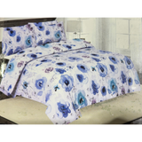 Queen Luxury 100% Cotton Flannelette Quilt Cover & 2 Pillow Case Combo Duvet Set