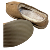 100% Australian Sheepskin Scuffs Clogs Moccasins Slippers Winter UGG - Chestnut