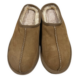 100% Australian Sheepskin Scuffs Clogs Moccasins Slippers Winter UGG - Chestnut