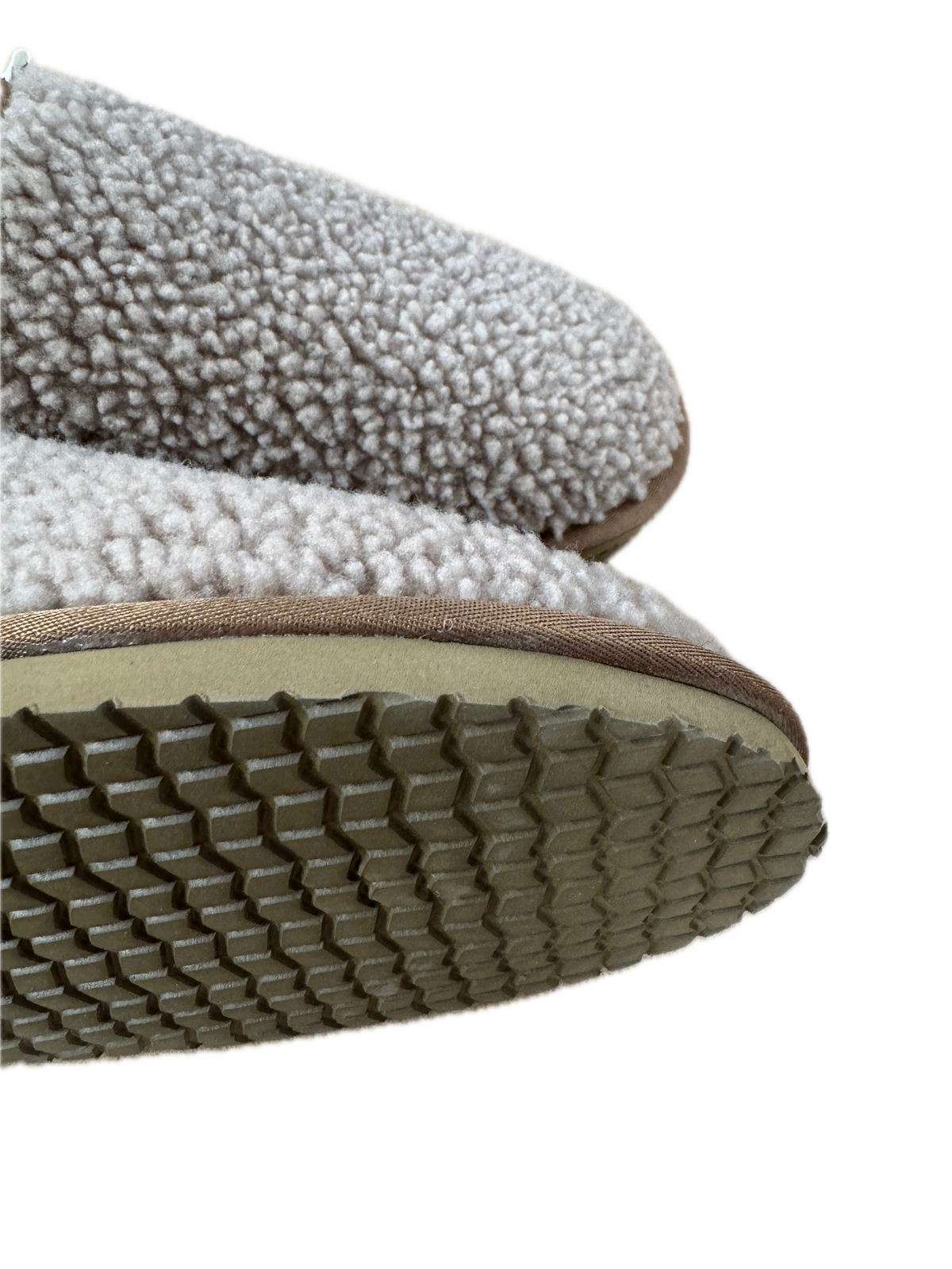 100% Australian Merino Sheepskin Curly Scuffs Moccasins Boucle Slippers Slip On UGG - Chestnut